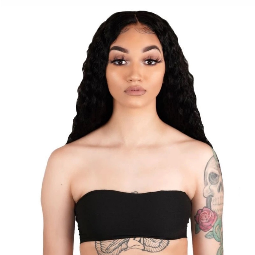 NEW Brazilian Deep Wave Front Lace Wig 10”